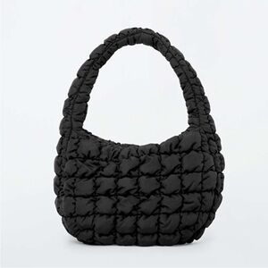 Cos Black Quilted Women's Bag